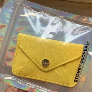 Stoney Clover Cell Phone Envelope Yellow NWT Perfect Stocking Stuffer!